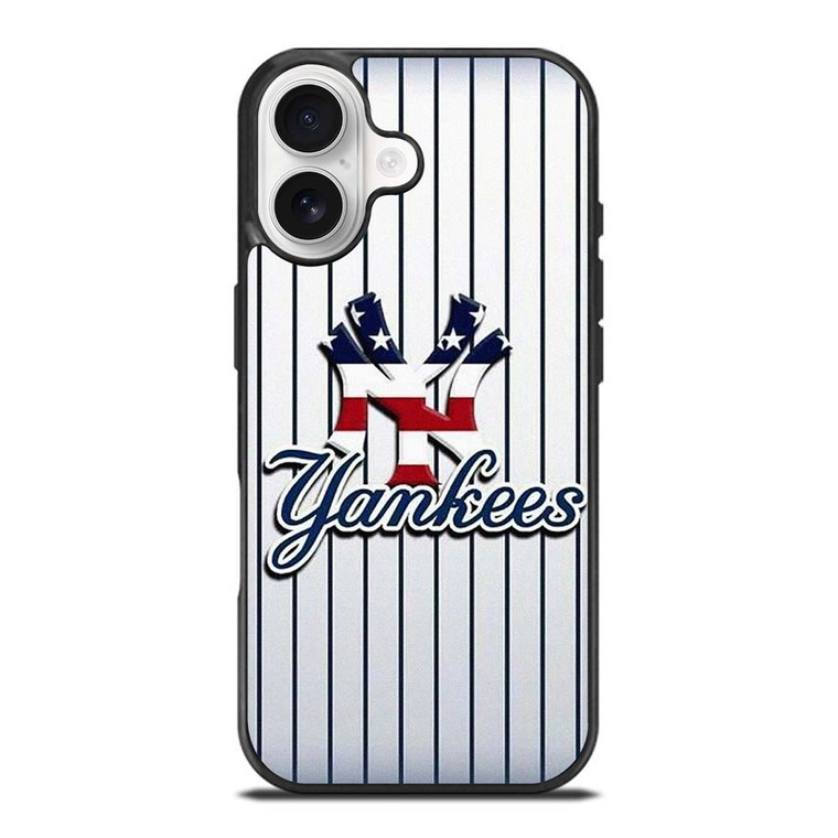 NEW YORK YANKEES USA FLAG STRIPE LOGO iPhone 17 Case Cover NEW YORK YANKEES USA FLAG STRIPE LOGO iPhone 17 Case Cover
