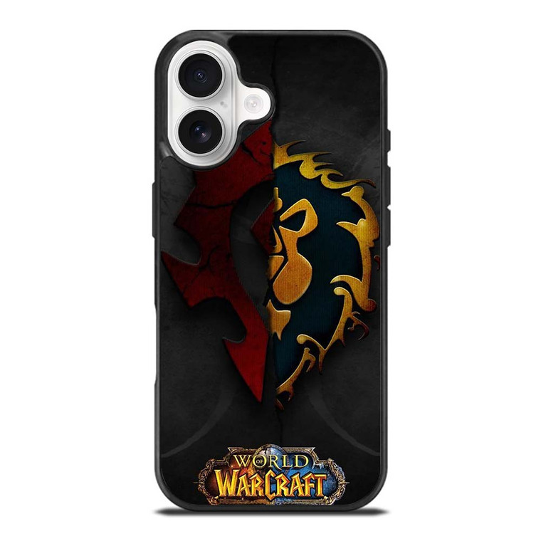 WORLD OF WARCRAFT HORDE ALLIANCE LOGO iPhone 17 Case Cover