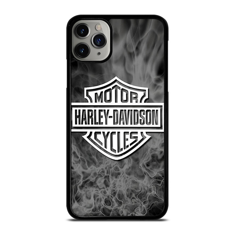 HARLEY DAVIDSON MOTORCYCLES SMOKE LOGO  iPhone 11 Pro Max Case Cover