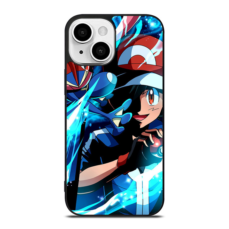 ASH AND GRENINJA POKEMON iPhone 13 Mini Case Cover
