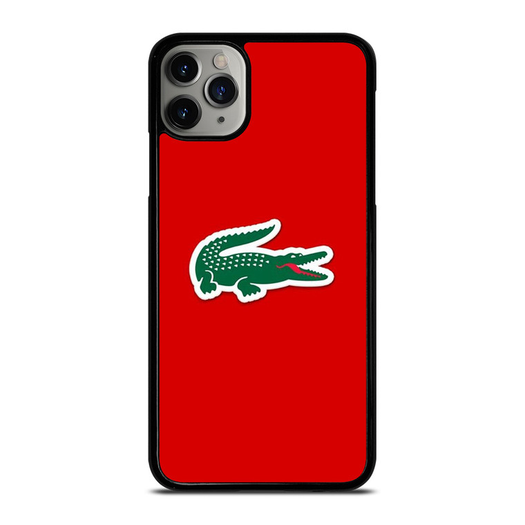 LACOSTE RED  iPhone 11 Pro Max Case Cover