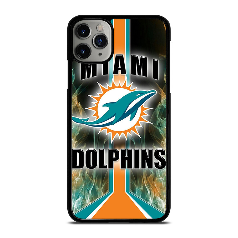 MIAMI DOLPHINS STRIPE NFL LOGO  iPhone 11 Pro Max Case Cover MIAMI DOLPHINS STRIPE NFL LOGO  iPhone 11 Pro Max Case Cover