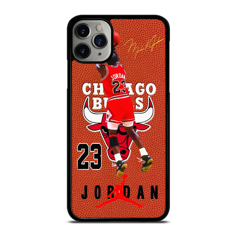 MICHAEL JORDAN BULLS SPALDING  iPhone 11 Pro Max Case Cover