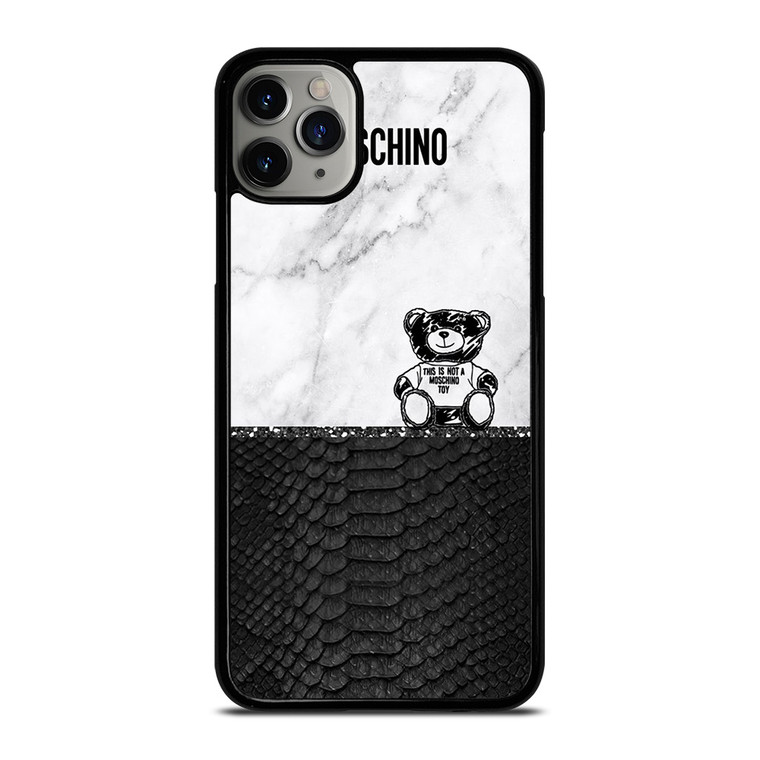 MOSCHINO TOY SNAKE SKIN  iPhone 11 Pro Max Case Cover MOSCHINO TOY SNAKE SKIN  iPhone 11 Pro Max Case Cover