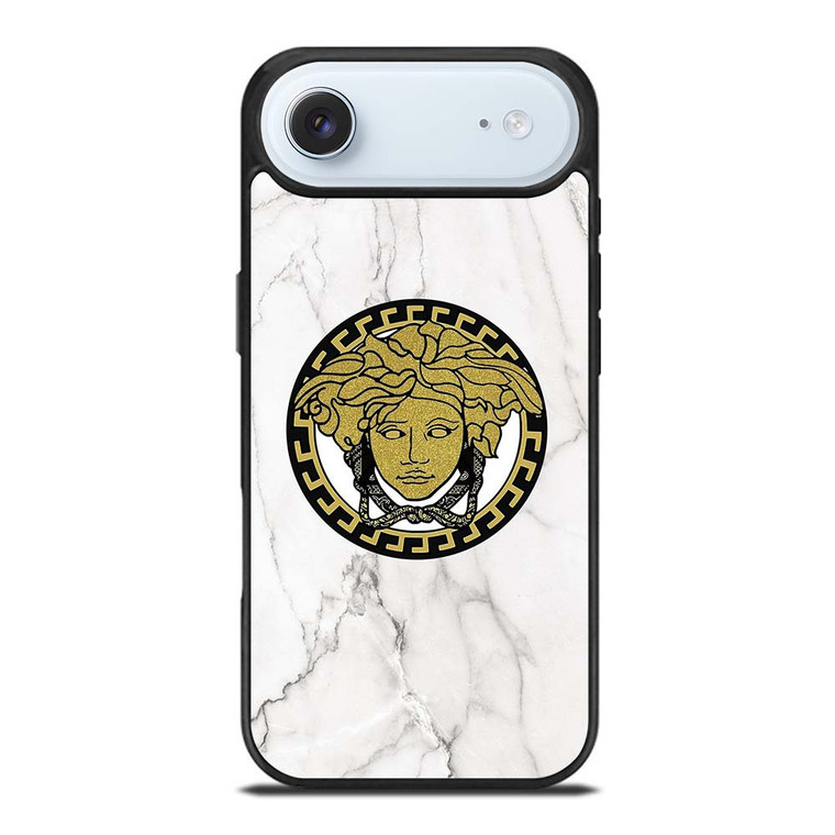 VERSACE GOLDEN LOGO ICON MARBLE iPhone Air Case Cover