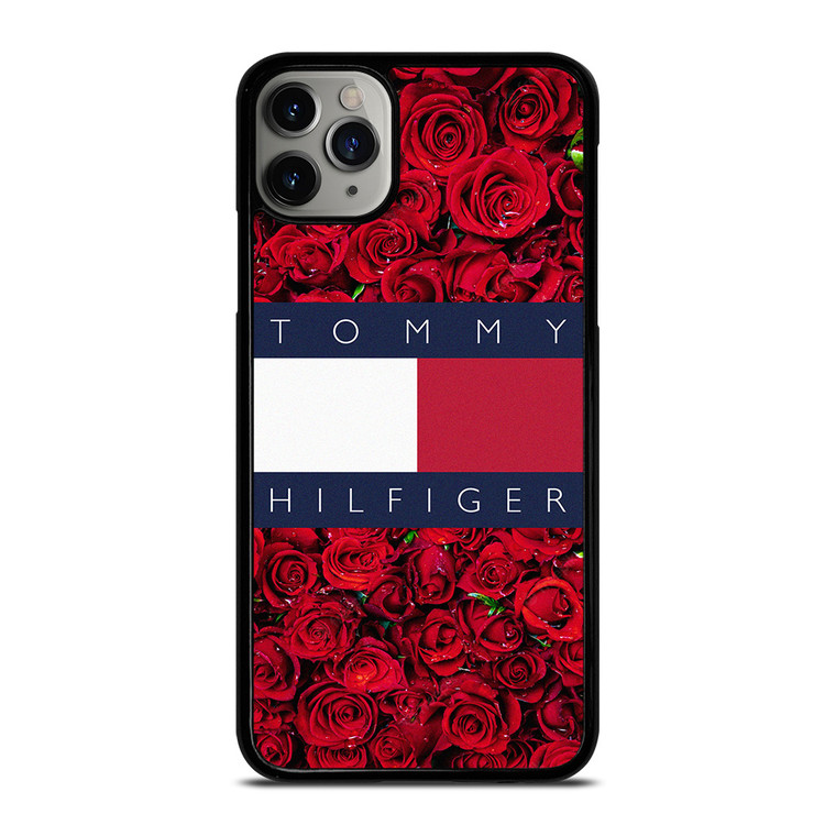 TOMMY HILFIGER ROSES LOGO  iPhone 11 Pro Max Case Cover