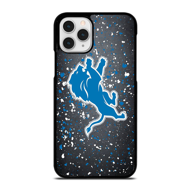 DETROIT LIONS FOOTBALL NFL SPLASHED LOGO  iPhone 11 Pro Case Cover