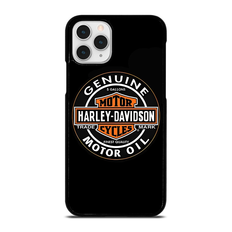 HARLEY DAVIDSON MOTOR OIL BADGE  iPhone 11 Pro Case Cover