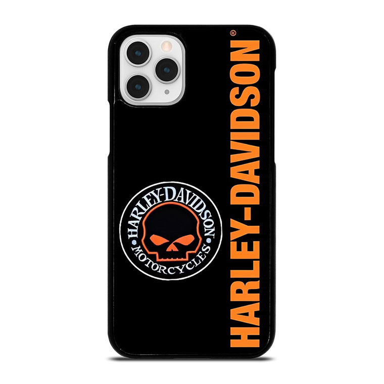 HARLEY DAVIDSON SKULL BADGE  iPhone 11 Pro Case Cover
