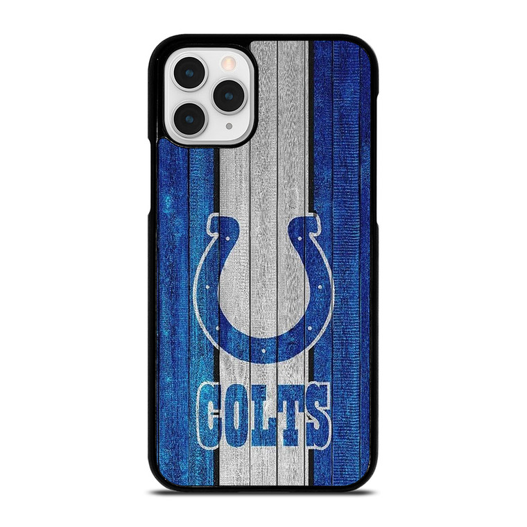 INDIANAPOLIS COLTS WOOD LOGO  iPhone 11 Pro Case Cover