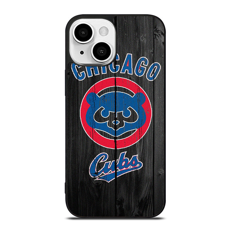 CHICAGO CUBS WOODEN ICON iPhone 13 Mini Case Cover