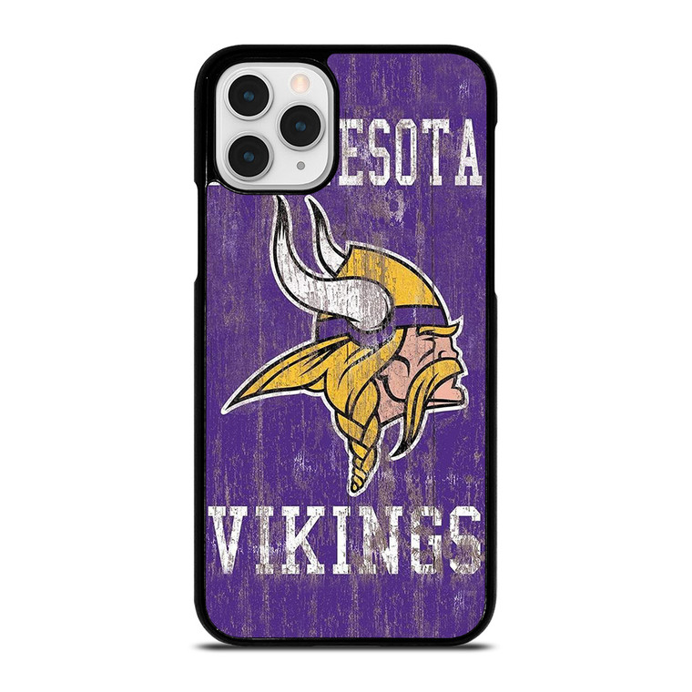 MINNESOTA VIKINGS WOODEN LOGO  iPhone 11 Pro Case Cover MINNESOTA VIKINGS WOODEN LOGO  iPhone 11 Pro Case Cover