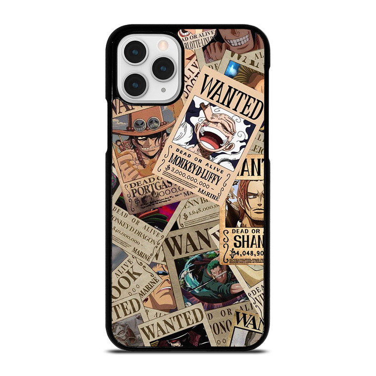 ONE PIECE POSTER WANTED COLLAGE  iPhone 11 Pro Case Cover