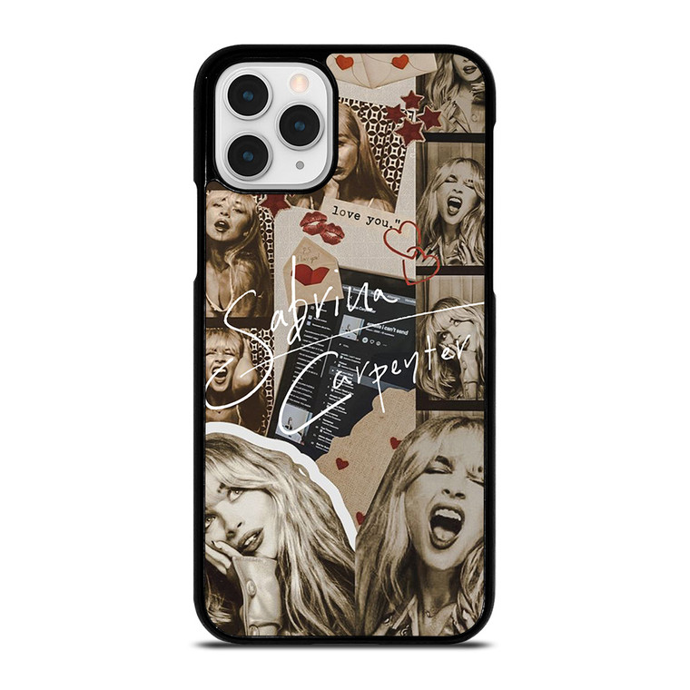 SABRINA CARPENTER BROWN COLLAGE  iPhone 11 Pro Case Cover
