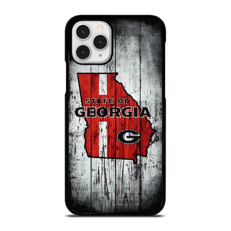 STATE OF GEORGIA WOOD SIGN  iPhone 11 Pro Case Cover