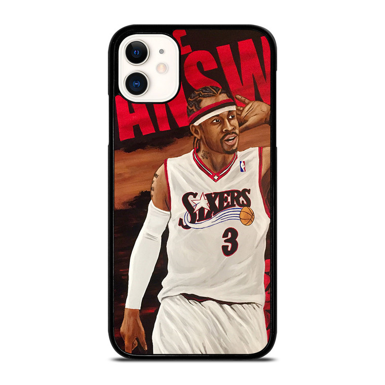 ALLEN IVERSON PHILDELPHIA SIXERS THE ANSWER  iPhone 11 Case Cover
