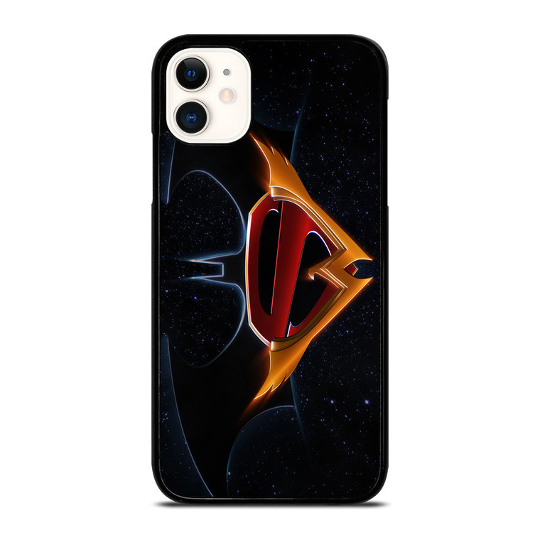 BATMAN SUPERMAN WONDER WOMAN SUPERHERO LOGO  iPhone 11 Case Cover