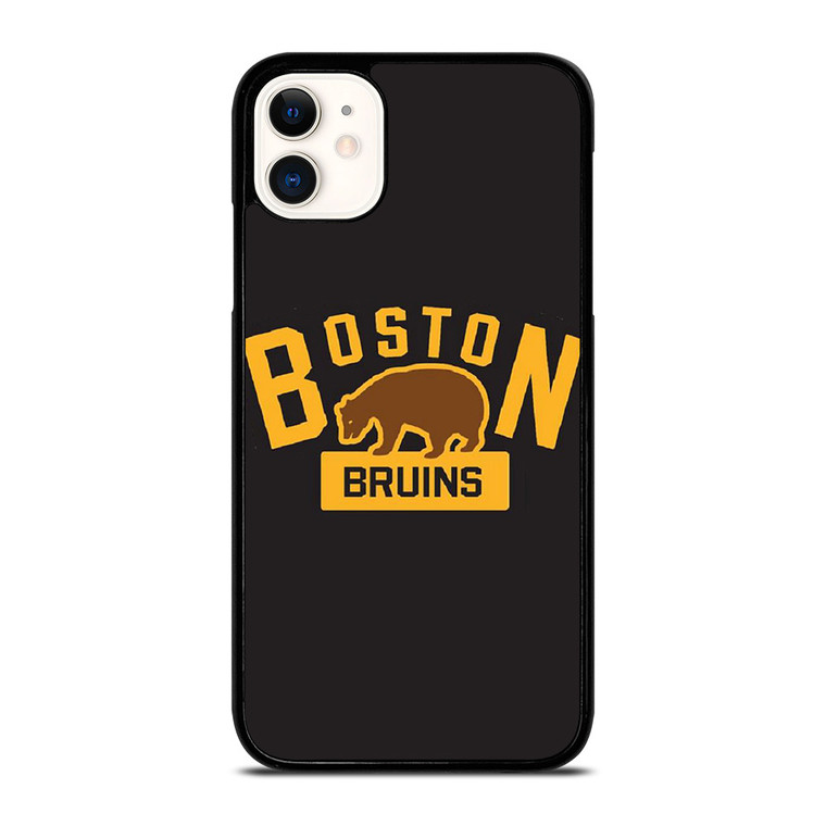 BOSTON BRUINS NHL BEAR SYMBOL  iPhone 11 Case Cover