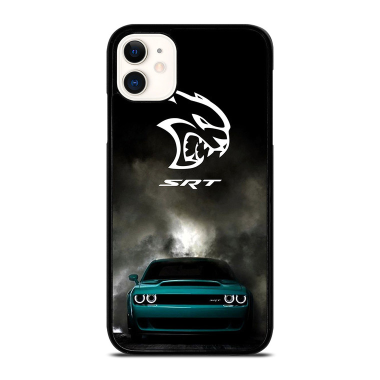 DODGE CHALLENGER SRT CAR EMBLEM  iPhone 11 Case Cover