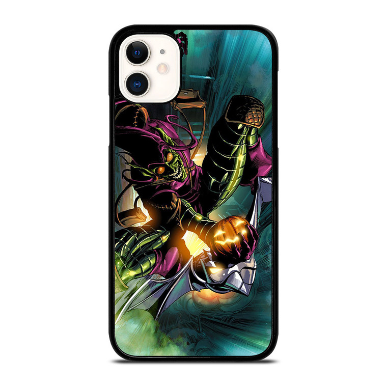 GREEN GOBLIN SPIDERMAN CARTOON  iPhone 11 Case Cover