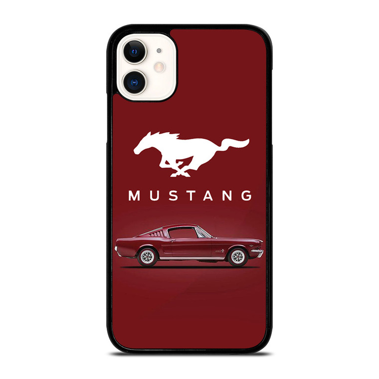 MUSTANG FASTBACK LOGO  iPhone 11 Case Cover MUSTANG FASTBACK LOGO  iPhone 11 Case Cover