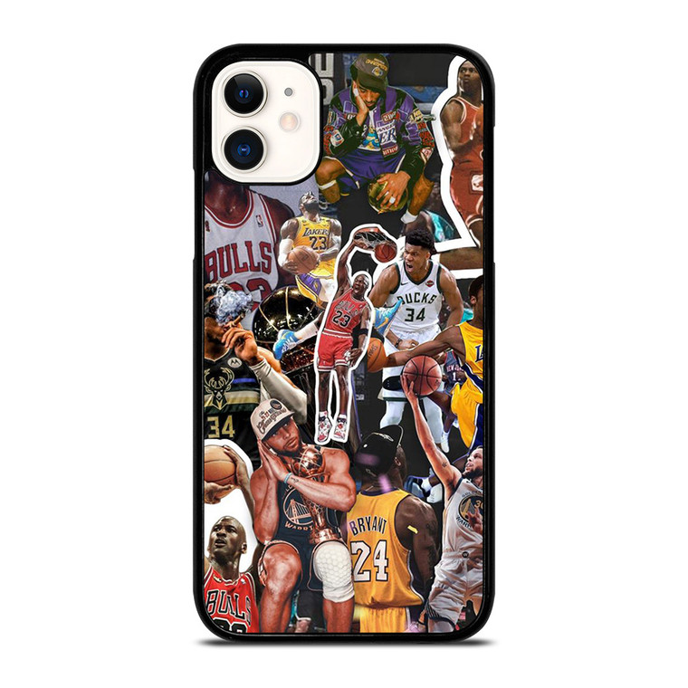 NBA BASKETBALL LEGENDS COLLAGE  iPhone 11 Case Cover NBA BASKETBALL LEGENDS COLLAGE  iPhone 11 Case Cover