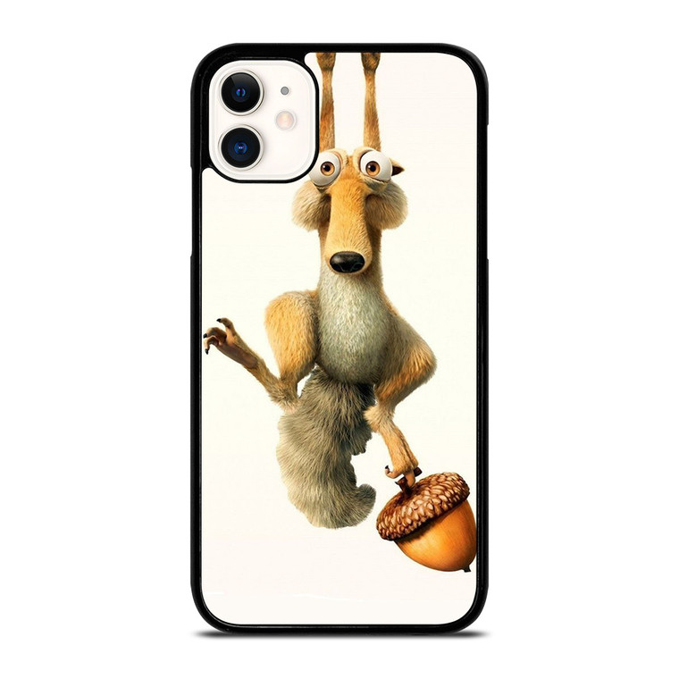 SCRAT ICE AGE CARTOON HANGING  iPhone 11 Case Cover