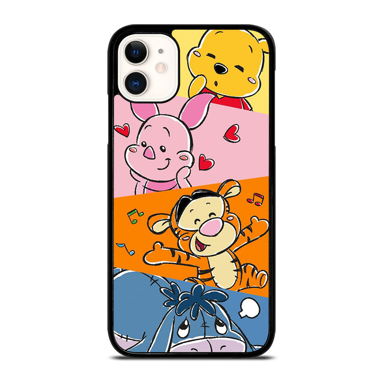 WINNIE THE POOH CARTOON COLLAGE  iPhone 11 Case Cover