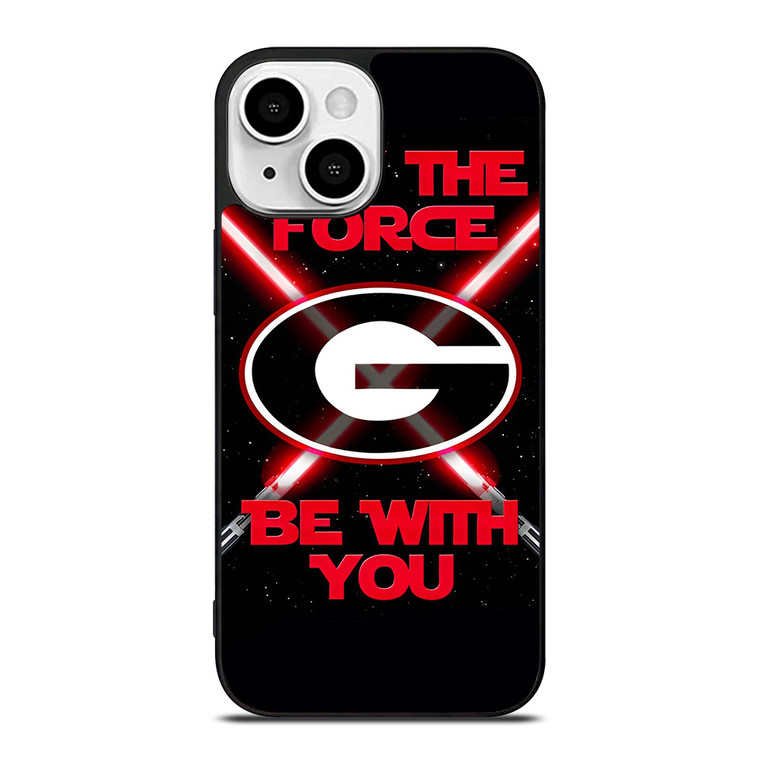 GEORGIA BULLDOGS FOOTBALL STAR WARS iPhone 13 Mini Case Cover