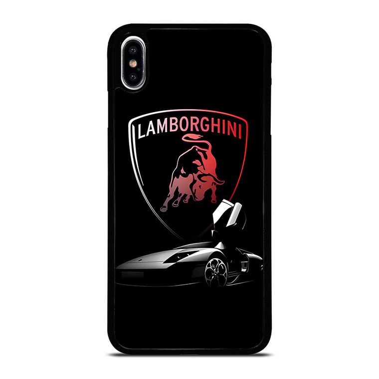 LAMBORGHINI CAR LOGO SILHOUETTE  iPhone XS Max Case Cover