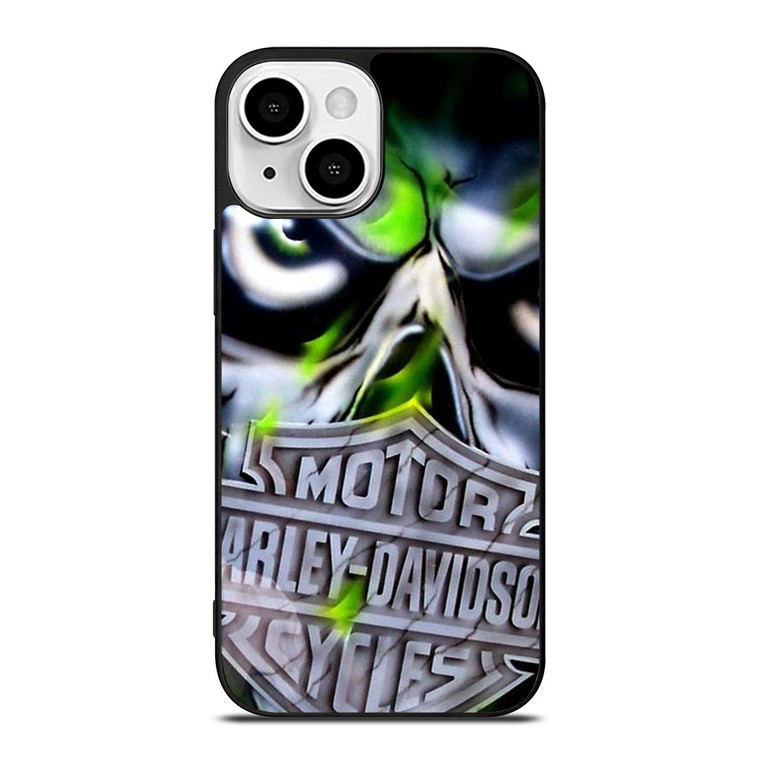HARLEY DAVIDSON MOTOR SKULL DEMON iPhone 13 Mini Case Cover