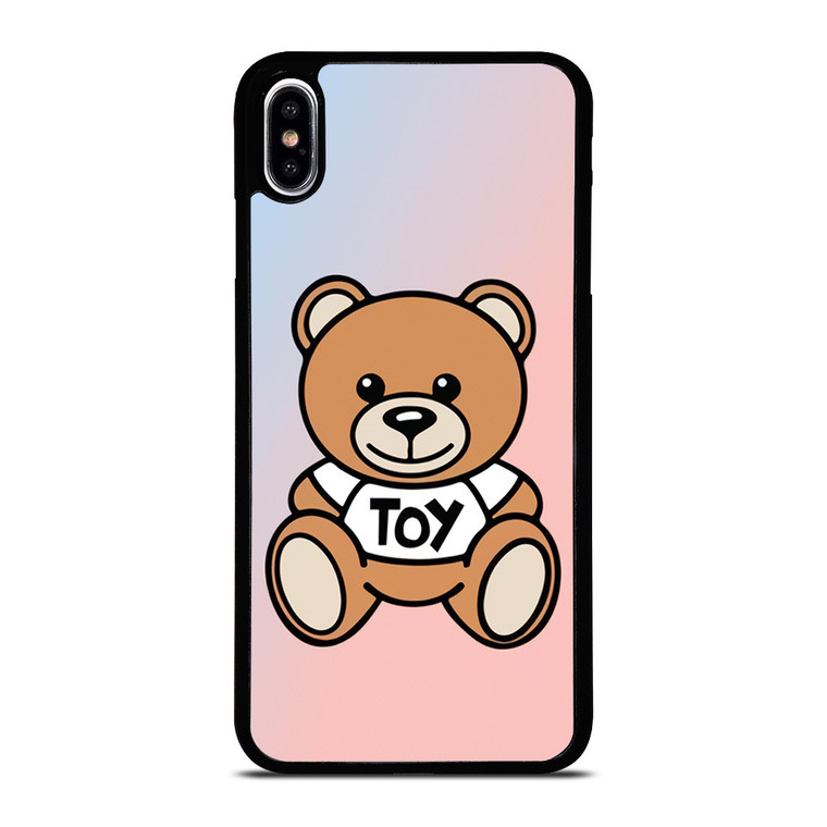 MOSCHINO TOY BEAR GRADIENT  iPhone XS Max Case Cover