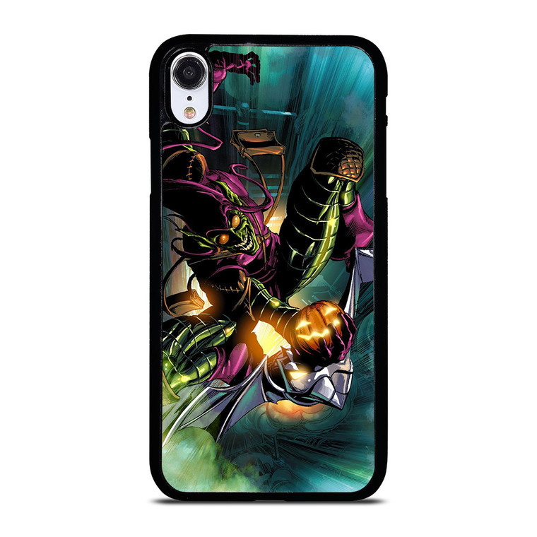 GREEN GOBLIN SPIDERMAN CARTOON  iPhone XR Case Cover