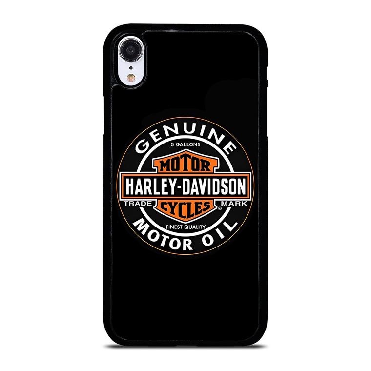 HARLEY DAVIDSON MOTOR OIL BADGE  iPhone XR Case Cover