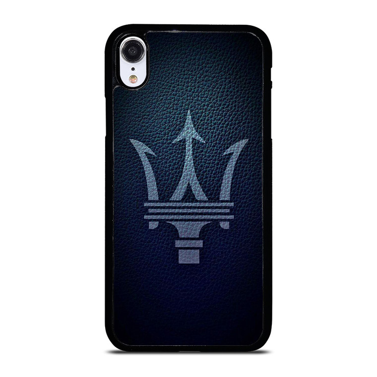 MASERATI LEATHER LOGO  iPhone XR Case Cover