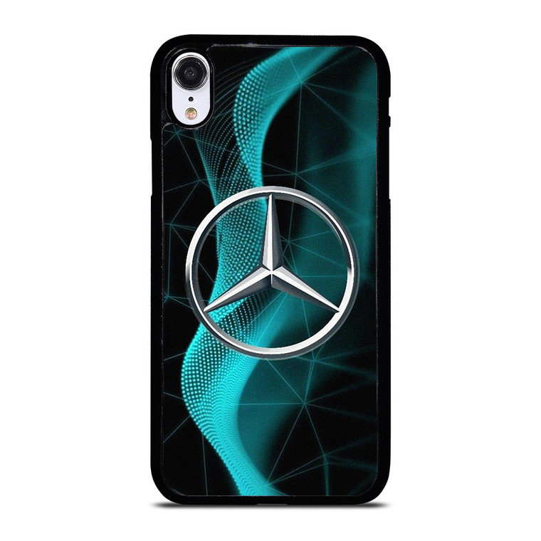 MERCEDES BENZ POLYGONAL LOGO  iPhone XR Case Cover MERCEDES BENZ POLYGONAL LOGO  iPhone XR Case Cover