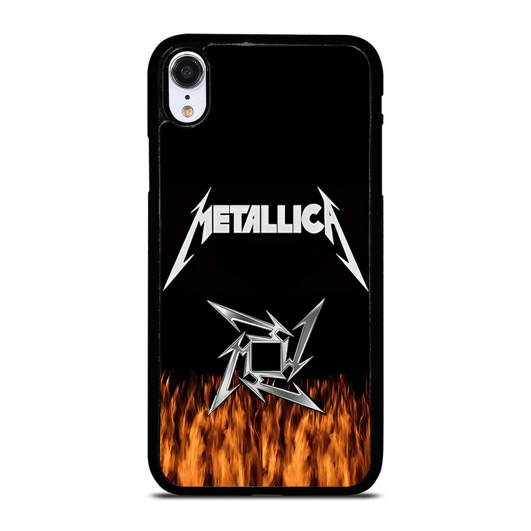 METALLICA METAL BAND FIRE  iPhone XR Case Cover METALLICA METAL BAND FIRE  iPhone XR Case Cover