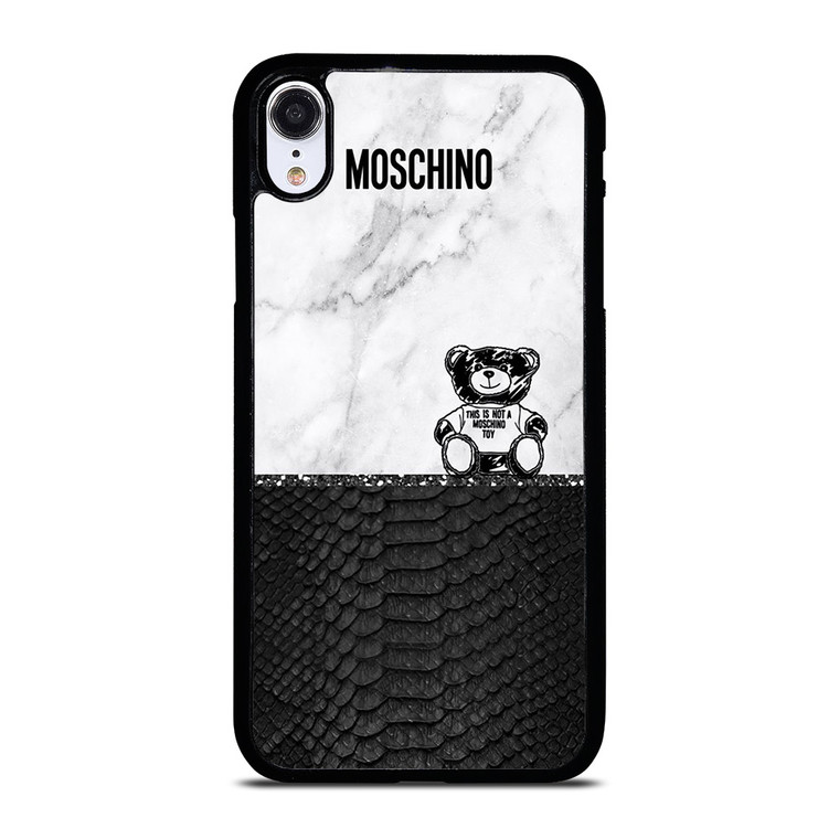 MOSCHINO TOY SNAKE SKIN  iPhone XR Case Cover MOSCHINO TOY SNAKE SKIN  iPhone XR Case Cover