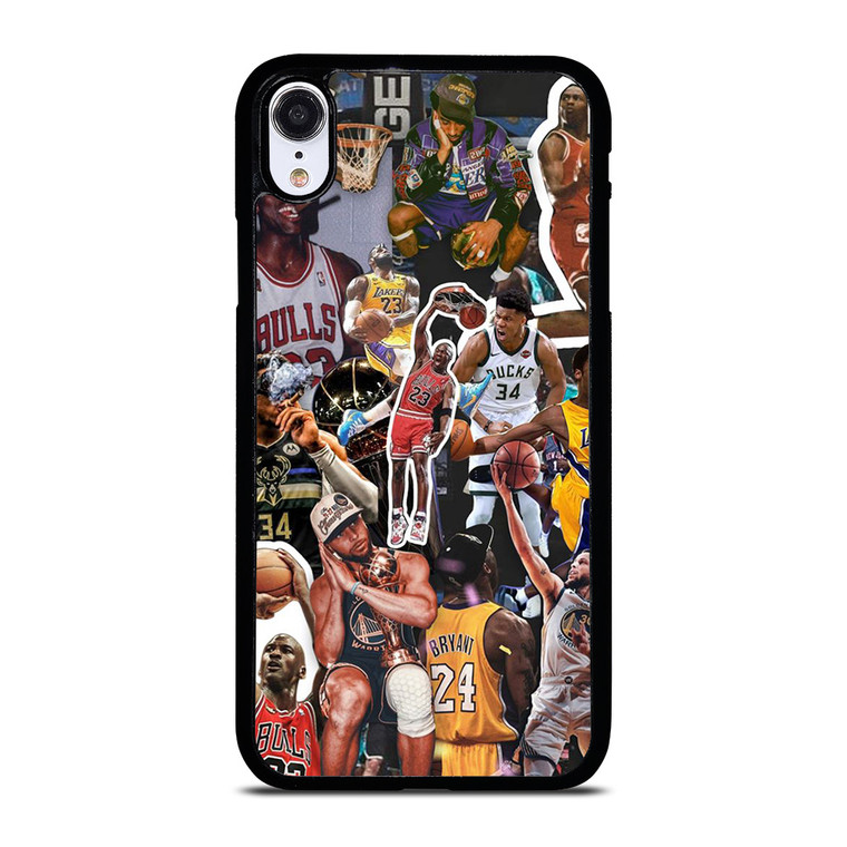 NBA BASKETBALL LEGENDS COLLAGE  iPhone XR Case Cover NBA BASKETBALL LEGENDS COLLAGE  iPhone XR Case Cover