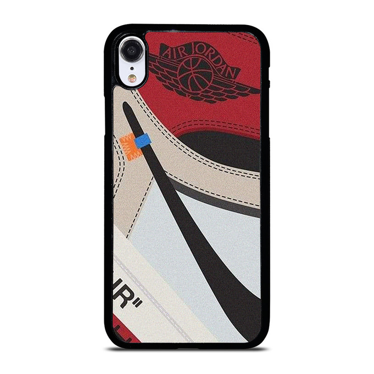 NIKE AIR JORDAN 1 HIGH OFF WHITE  iPhone XR Case Cover NIKE AIR JORDAN 1 HIGH OFF WHITE  iPhone XR Case Cover