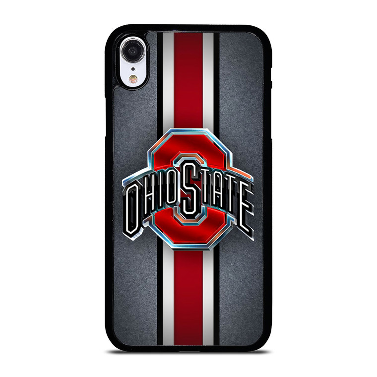 OHIO STATE BUCKEYES METAL LOGO  iPhone XR Case Cover