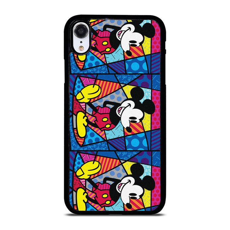 ROMERO BRITTO MICKEY MOUSE COLLAGE  iPhone XR Case Cover