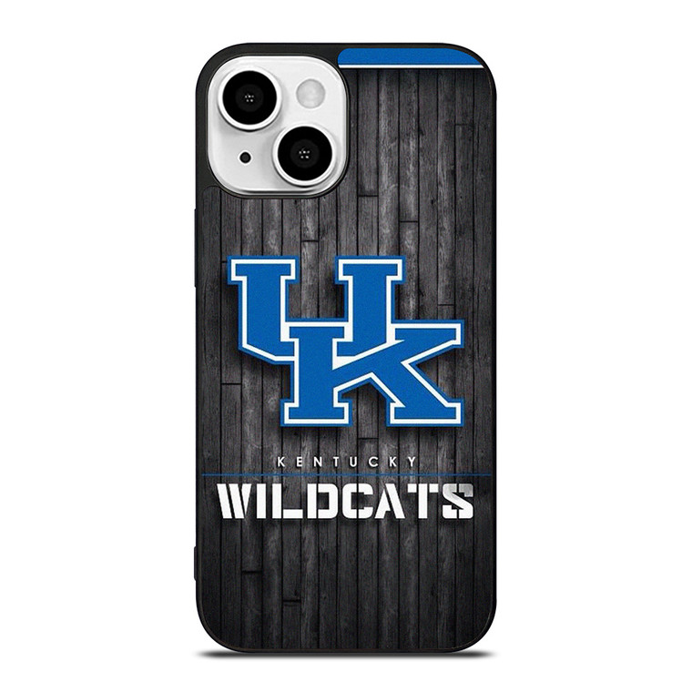 KENTUCKY WILDCATS WOOD LOGO iPhone 13 Mini Case Cover