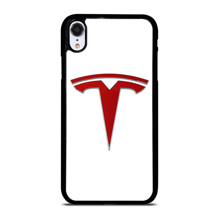 TESLA RED EMBLEM  iPhone XR Case Cover