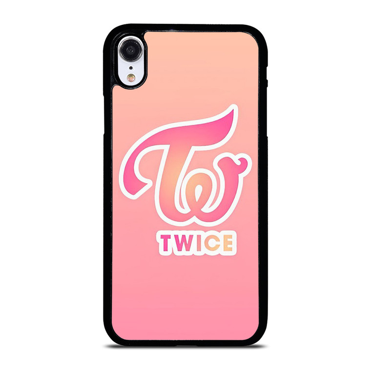 TWICE KPOP LOGO PINK  iPhone XR Case Cover