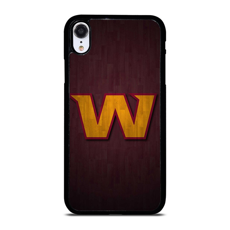 WASHINGTON COMMANDERS WOOD LOGO  iPhone XR Case Cover WASHINGTON COMMANDERS WOOD LOGO  iPhone XR Case Cover