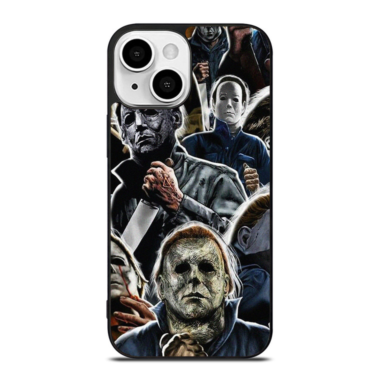 MICHAEL MYERS HALLOWEEN COLLAGE iPhone 13 Mini Case Cover MICHAEL MYERS HALLOWEEN COLLAGE iPhone 13 Mini Case Cover