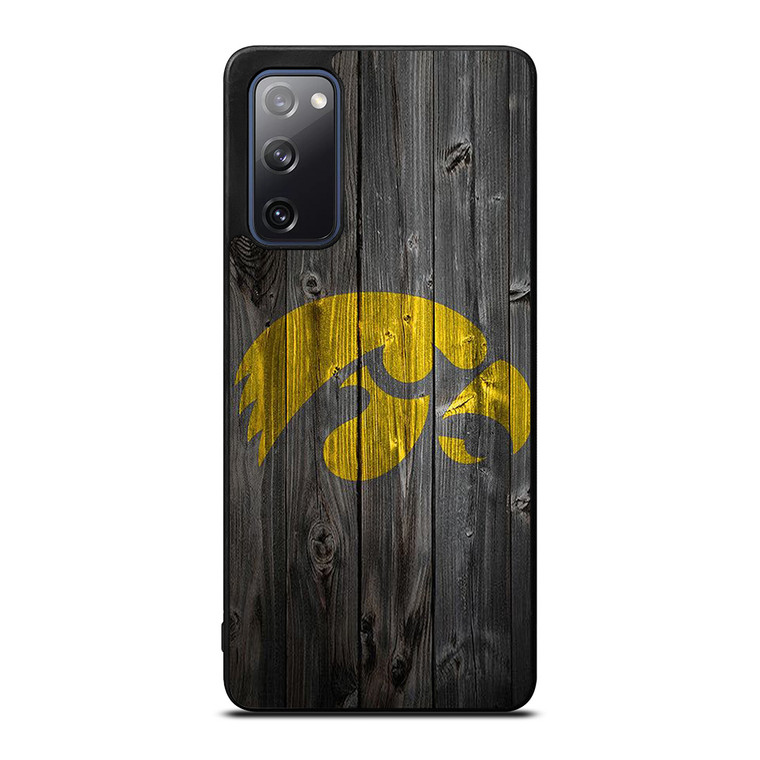 IOWA HAWKEYES WOOD LOGO .jpg Samsung Galaxy S20 FE Case Cover