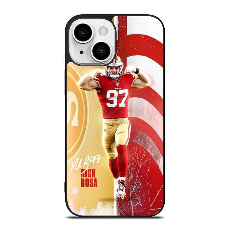 NICK BOSA SAN FRANCISCO 49ERS FOOTBALL iPhone 13 Mini Case Cover