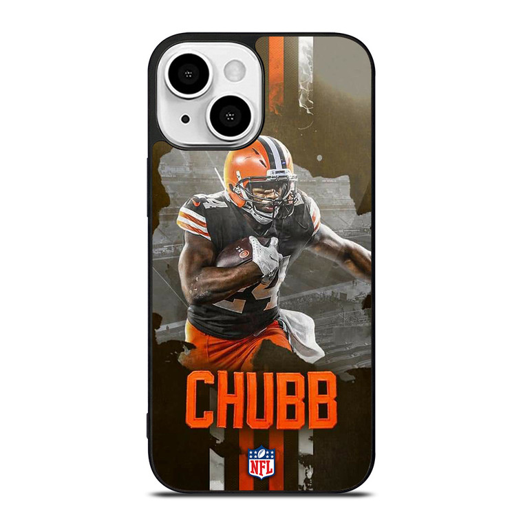 NICK CHUBB CLEVELAND BROWNS NFL 2 iPhone 13 Mini Case Cover NICK CHUBB CLEVELAND BROWNS NFL 2 iPhone 13 Mini Case Cover